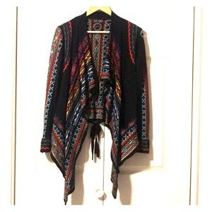 Johnny Was Flounce Cardigan